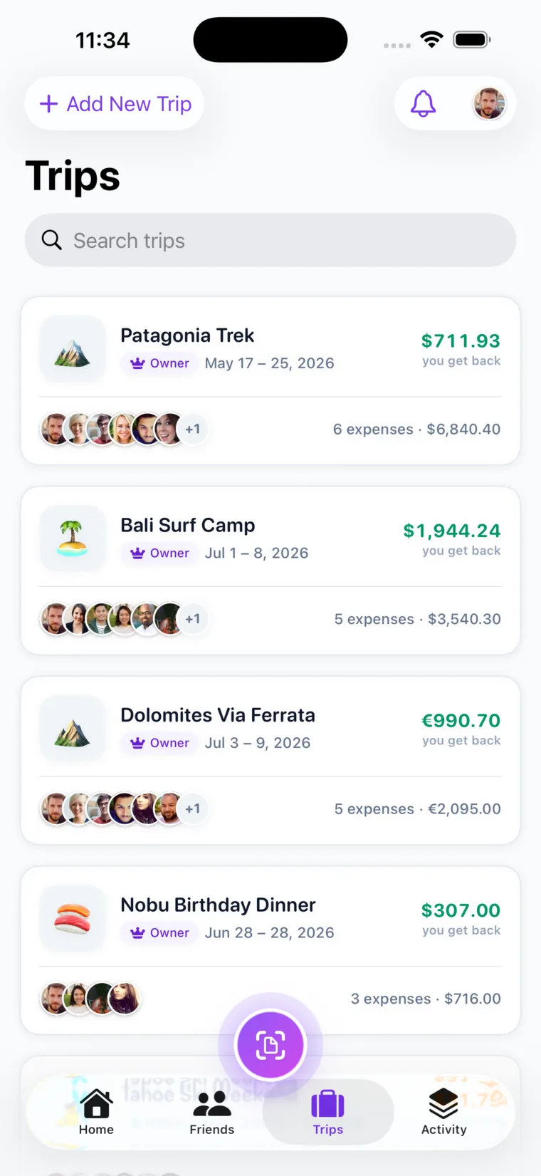 How to Split Road Trip Expenses in Call It Even
